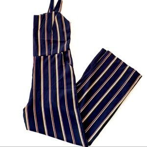 AZ Striped Wide Leg Jumpsuit
